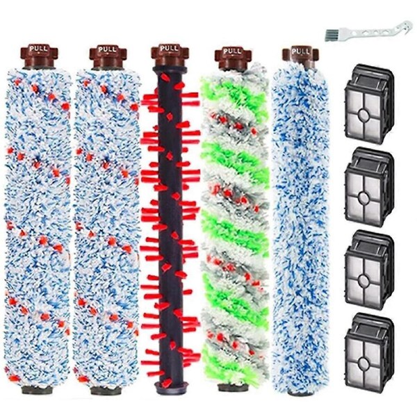 JOYBUY Multi-Surface Pet Brush Rolls&Filters Replacement for CrossWave 1785 2303 2304 2305 2306 2551 2328