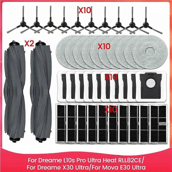 JOYBUY For L10s Pro Ultra Heat RLL82CE, X30 Ultra, E30 Ultra Robot Vacuum Cleaner Replacement Parts