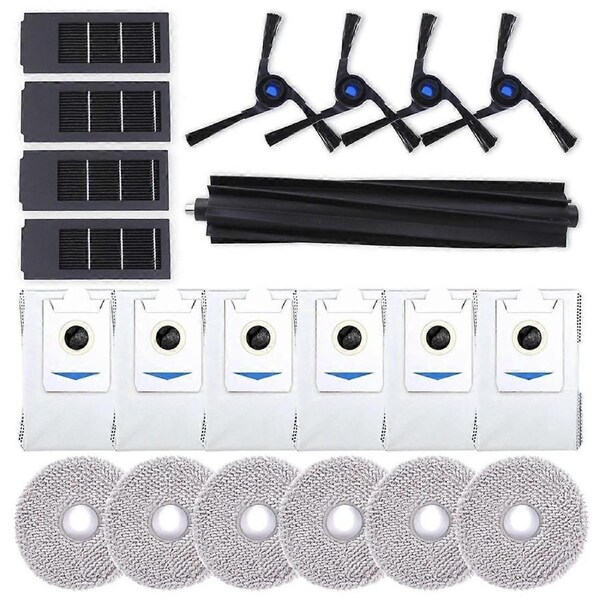 JOYBUY For X2 Omni Robot Vacuum Main Side Brush Hepa Filter Mop Cloth Dust Bags Accessories