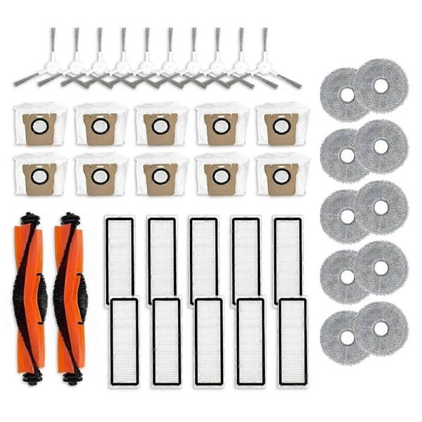 JOYBUY For W20 Pro / W20 Pro Ultra Brush HEPA Filter Mop Pad Dust Bag Replacement Spare Parts