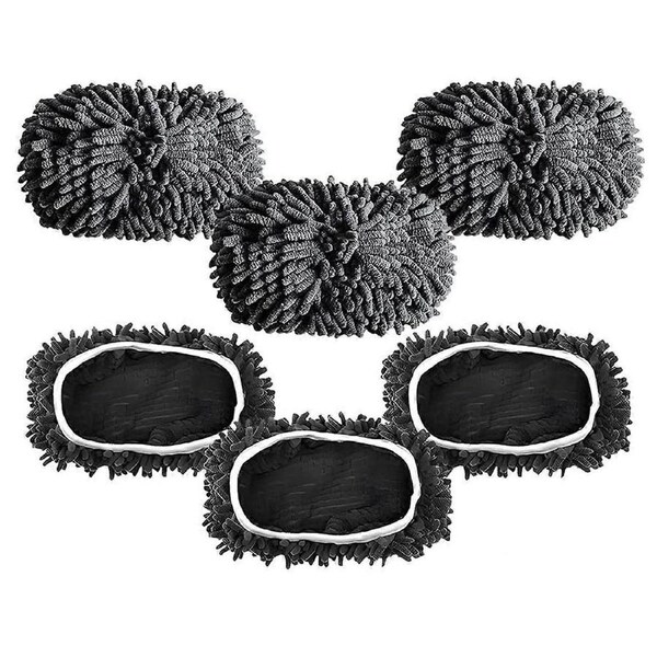 JOYBUY Wipes Reusable for Mop, Floor Mop Cover, Dry Floor Cloths/Wet Floor Cloths, Washable Mop Cloth