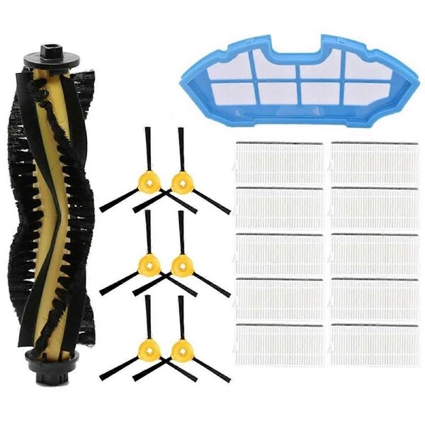 JOYBUY Roller Side Brush Cover Hepa Primary Filter for EXCELLENCE 990 for Deebot N79S N79 RoboVac 11 11C