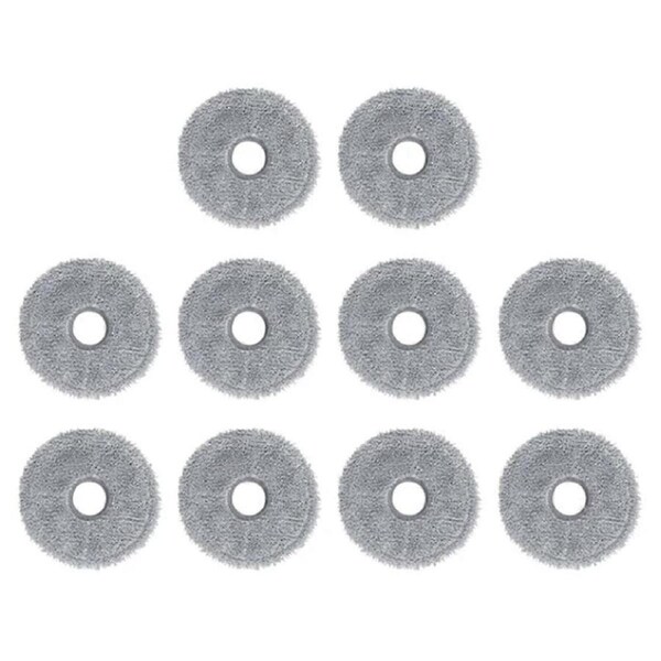 JOYBUY 10PCS Washable Mop Cloth for Bot X30Pro Ultra X30Pro Plus Robot Vacuum Cleaner Mopping Rag Replacem