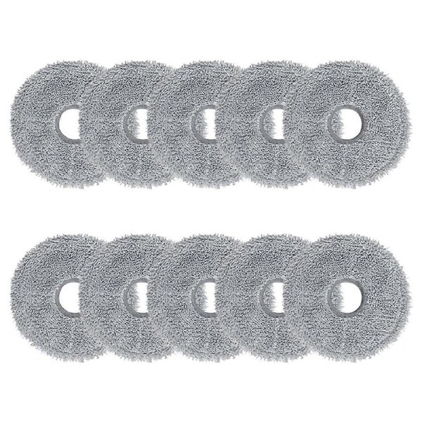 JOYBUY 10Pcs for Bot X30 X30Pro Ultra X30Pro Plus Mop Cloth Parts Robot Vacuum Cleaner Replacement Parts