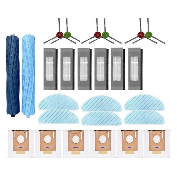 JOYBUY Replacement Parts Kit Accessories for Deebot Ozmo T9 T9 + Vacuum Cleaner Robot Main Brush/Roller Br