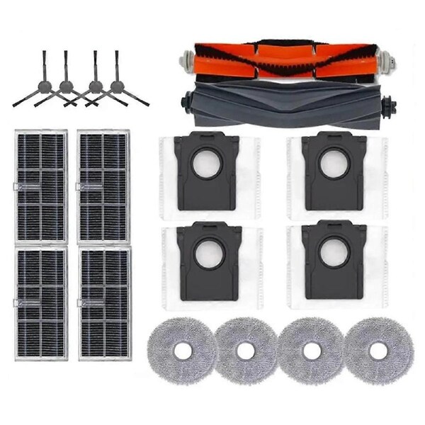JOYBUY For X30 / X30 Pro Ultra Robot Vacuum Cleaner Main Side Hepa Filter Mop Cloth Dust Bags Spare Parts