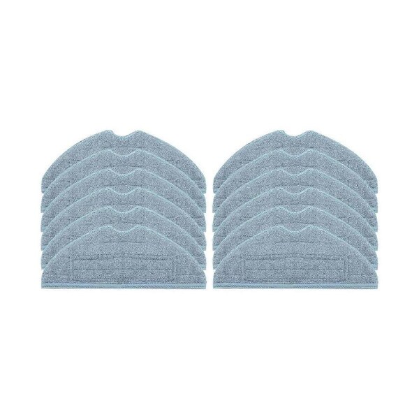 JOYBUY 12PCS Mop Pads for S7 S7 + S7 MaxV, S7 MaxV Plus, T7S, T7 Plus, T7S Plus ,G10S, G10S PRO Robot Vacu