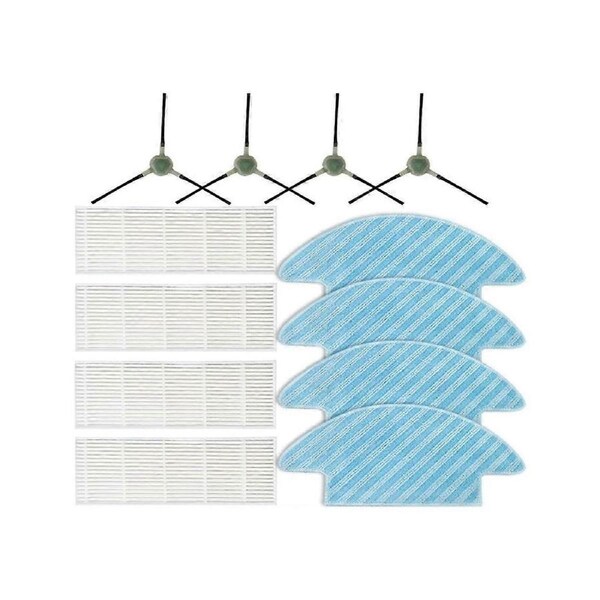 JOYBUY Side Brush Hepa Filter Mop for M210 M210S M210B M210P M213/for Life K2 K4 Robot Vacuum Cleaner