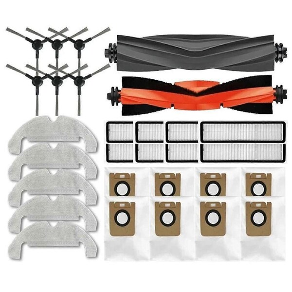 JOYBUY Accessories for D9 Plus Bot D10s Plus Robot Vacuum Spare Parts Main Side Brushes Mop Cloths HEPA Fi