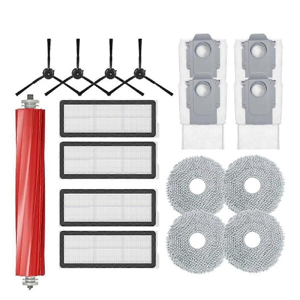 JOYBUY For Qrevo S Replacement Main Side Brush HEPA Filter Mop Pads Dust Bags Spare Parts Accessory