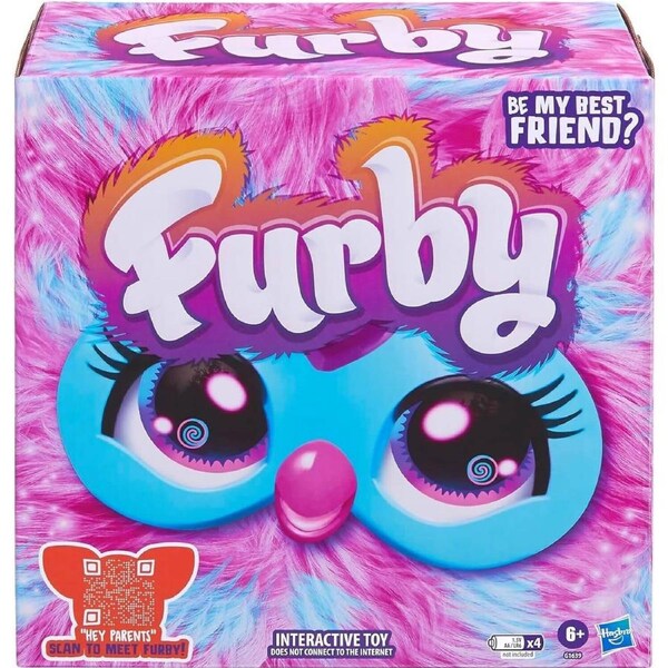 Furby - Cotton Candy Pink & Blue Interactive Plush - Hasbro