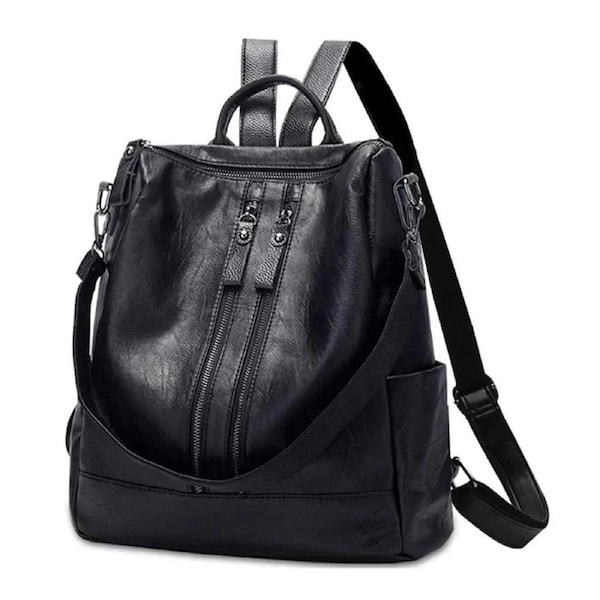 Large Capacity School Bag, Men's Travel Bags, Black