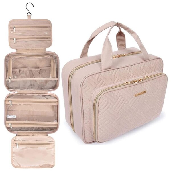 Travel Toiletry Bag, Large Makeup Bag for Men and Women, Waterproof Travel Bag