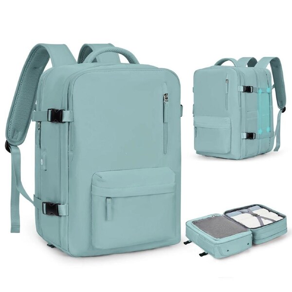 Airplane Cabin Travel Backpack with USB 46cm * 30cm * 16-26cm