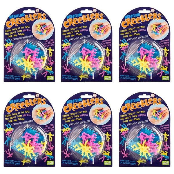 6PK MDI Creeblers Wrestler Crawlies Kids Sensory/Tactile Fidget Play Toy 3y+