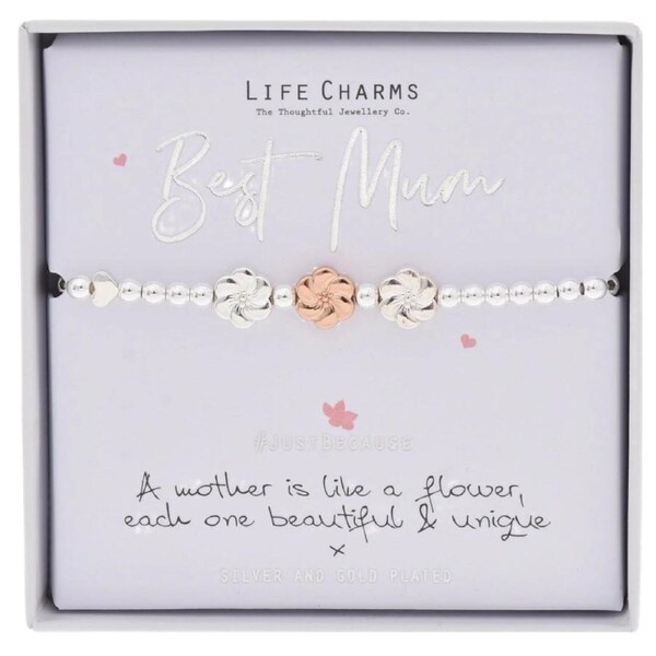 Life Charms Bracelet Best Mum