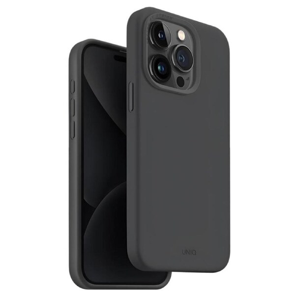 UNIQ Lino Hue MagSafe Case (Suits iPhone 15 Pro) - Grey