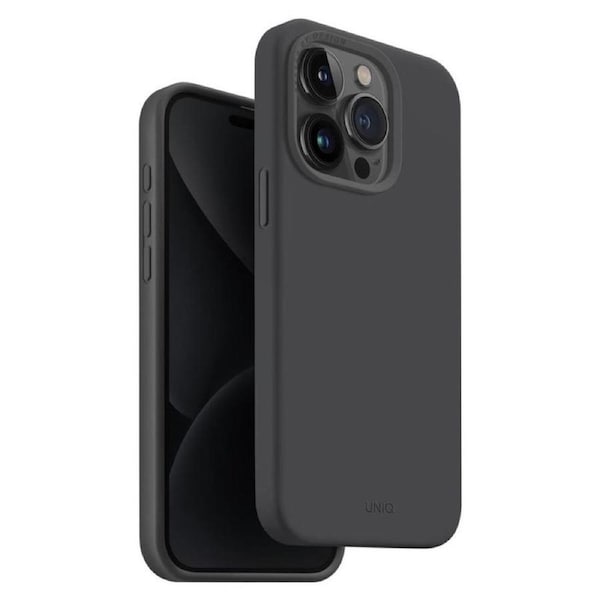 UNIQ Lino Hue MagSafe Case (Suits iPhone 15 Pro Max) - Grey