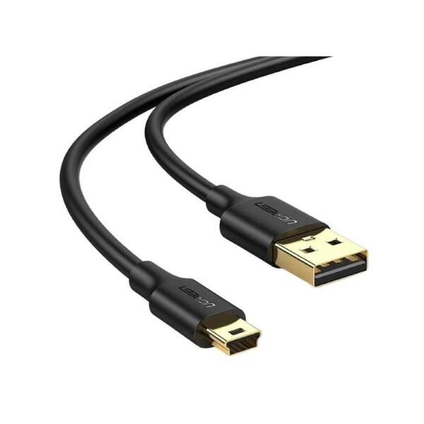 UGREEN USB A to Mini USB Cable 0.25M 480Mbps Gold Plated Wide Compatibility