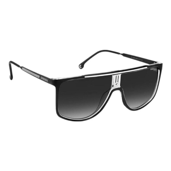 Carrera 1056/S 080S/9O Men’s Sunglasses Black Clear Grey Lens 61mm Browline