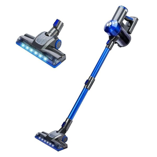 Enigma V8 22.2v Cordless Stick Vacuum Cleaner Blue + Toolkit