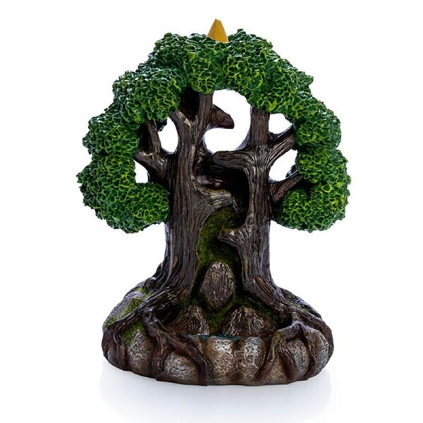 MDI Backflow Burner Tree of Life Incense Burner Home/Room Fragrance Decor