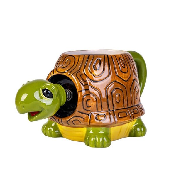 Aquaworld 3D Turtle Bobble Head Ceramic Coffee/Tea Novelty Mug 17x13cm