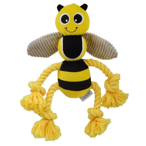 Lexi & Me Bee Rope Ball Dog Toy