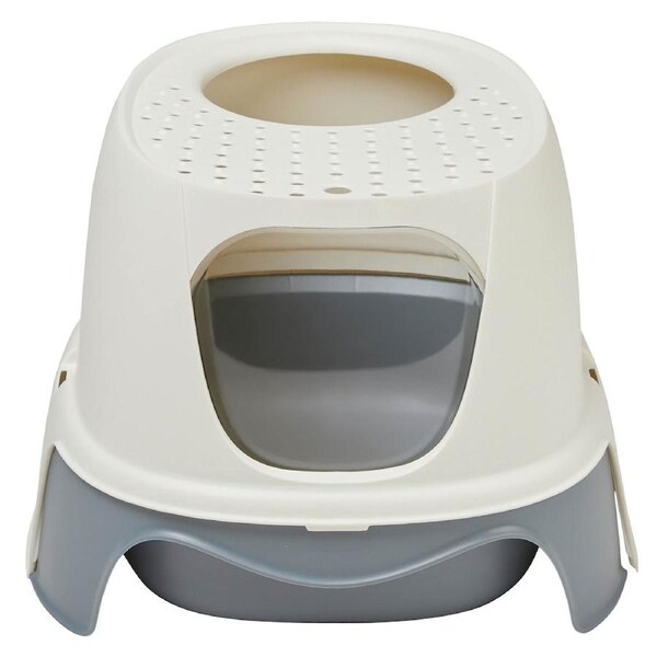 Buddy & Belle Deluxe Cat Litter Box with Dual Access - Perfect For Large Cats