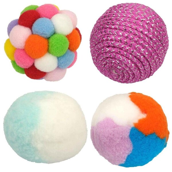 Lexi & Me Cat Toy Balls 4 Pack