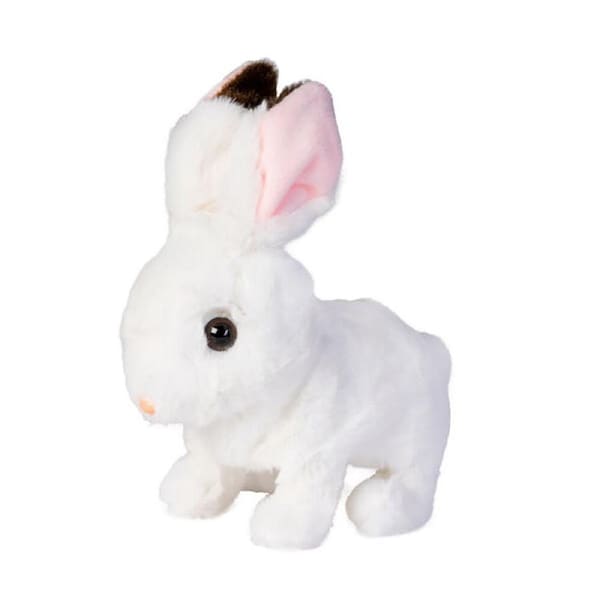 Furever Pets Animated Rabbit Plush Battery Operated Toy 18x21cm White 3y+