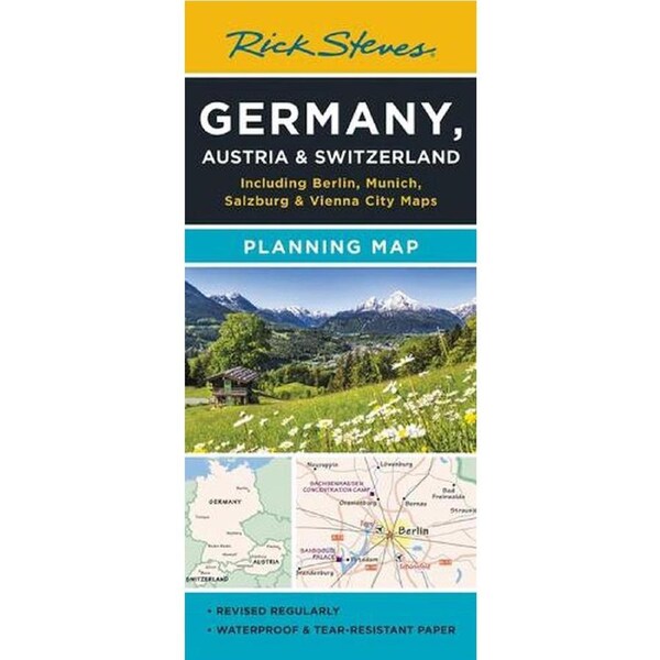 Rick Steves Germany, Austria & Switzerland Planning Map-Rick Steves-Maps