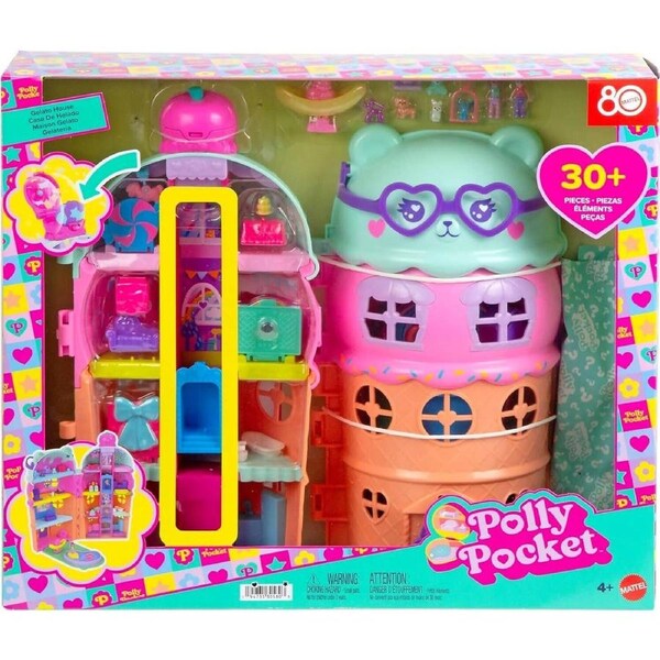 Polly Pocket - Gelato House Compact Playset - Mattel