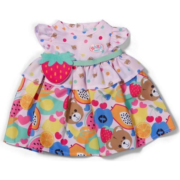 Baby Born - Fruit Dress Outfit with Strawberry Belt for 43Cm Doll