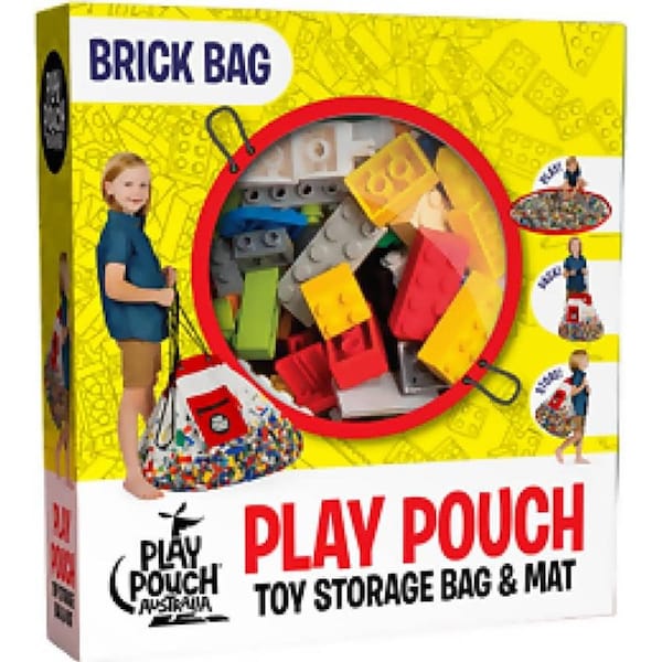 Play Pouch - Brick Bag Toy Storage & Mat