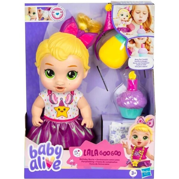 Baby Alive - Birthday Bestie Lala Goo Goo Doll - Hasbro