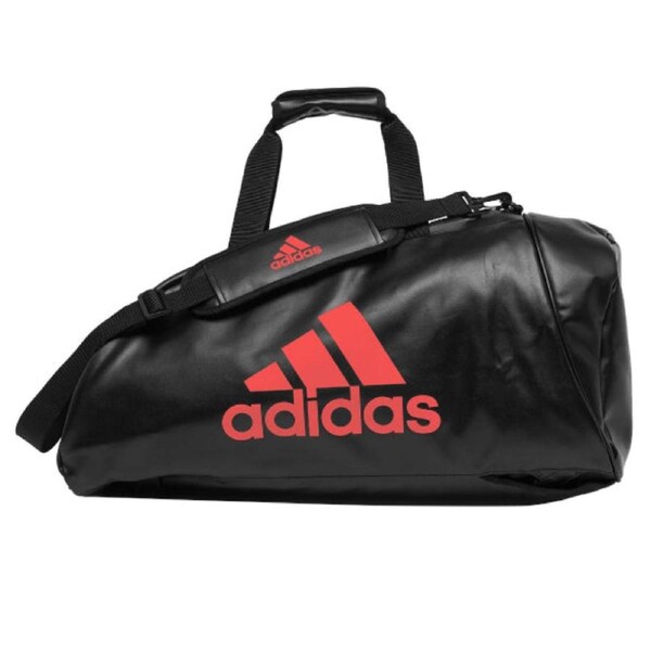 Adidas 2 IN 1 Bag Solar Red Zip Gear Bag - Medium