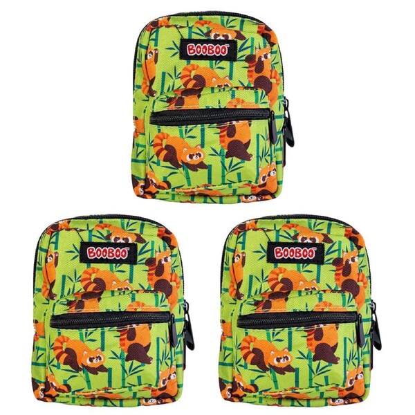 3PK MDI BooBoo Backpack Minis Red Panda Novelty Mini Bag/Purse 11x15cm Kids 3y+