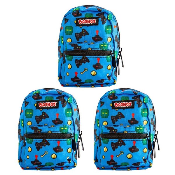 3PK MDI BooBoo Backpack Minis Gamer Mini Bag Novelty Mini Bag 11x15cm Kids 3y+