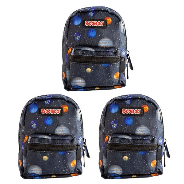 3PK MDI BooBoo Backpack Minis Galaxy Mini Bag Novelty Mini Bag 11x15cm Kids 3y+
