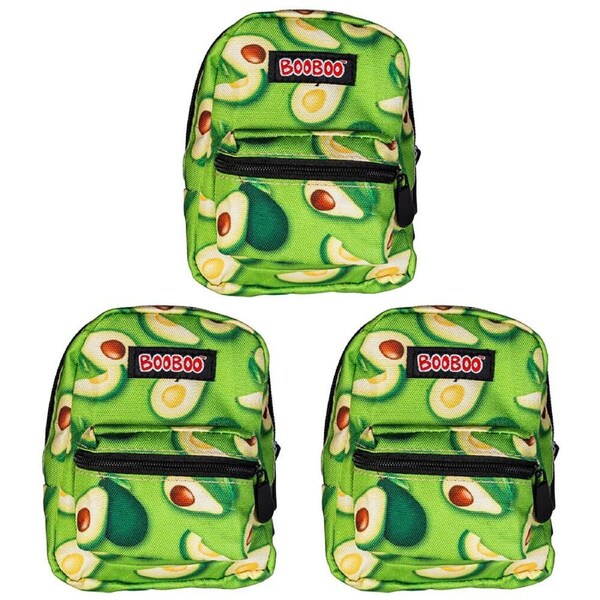 3PK MDI BooBoo Backpack Minis Avocado V2 Mini Bag 11x15cm Kids/Children 3y+