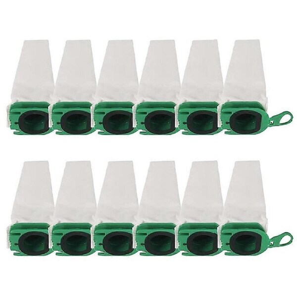 JOYBUY 12 Pcs Replacement Bags Vacuum Bags for Kobold VB100 VB 100 FP100 100 Vacuum Cleaner Replace Bags