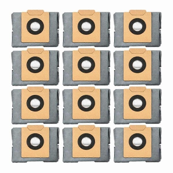 JOYBUY 12PCS for Clean X8 Pro / X10 Pro Omni Robot Vacuum Cleaner Replacement Parts Dust Bag Household Cleaning