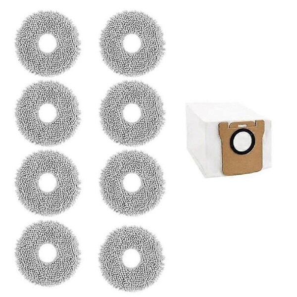 JOYBUY 8 Pack Mop Pads for L10S Ultra, Washable Mop Pads for L10 Ultra / L10S Pro / L10S Ultra Robot Vacuum
