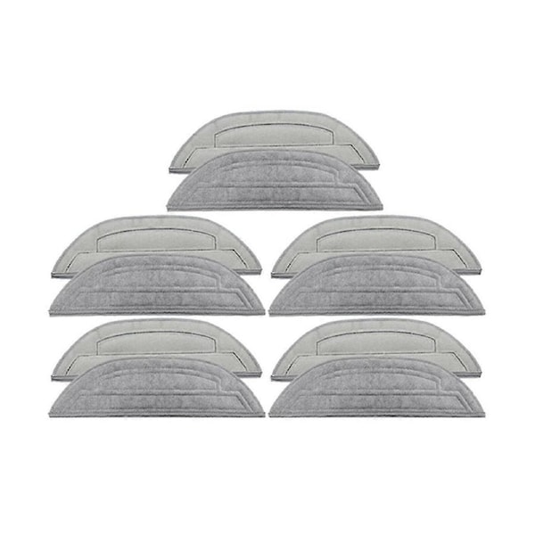 JOYBUY 10PCS Replacement Mop Cloth for S8 MaxV Ultra/G20S/S8pro Maxv Robot Vacuum Microfiber Mopping Cloth