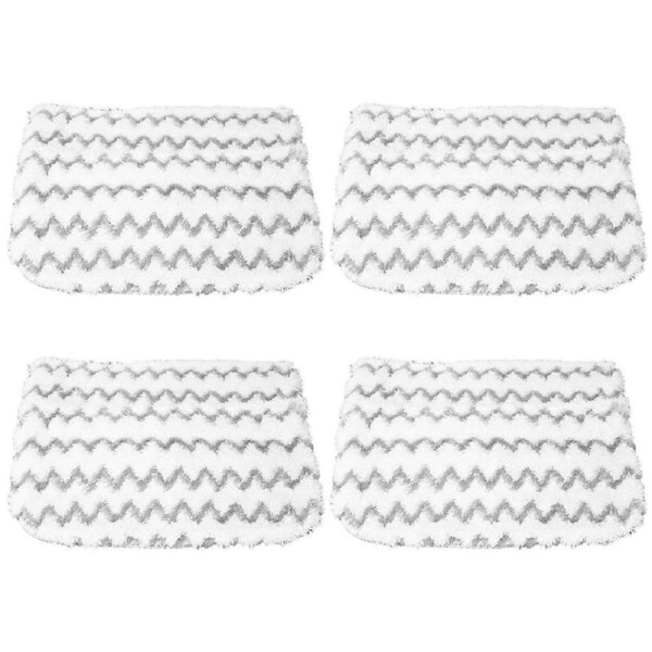 JOYBUY 4 PCS Replacement Pads Accessory for Steam Mop S1000, S1000A, S1000C, S1000WM, S10001C, Dirt Grip Pads, Microfiber Washable & Reusable