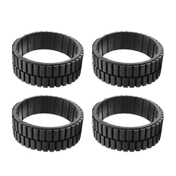 JOYBUY 4 Pcs Non-Slip Wheel Tires for Braava 380 380T 320 Mint5200 Robot Vacuum Cleaner Replacement Parts