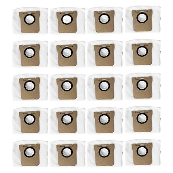 JOYBUY 20Pcs Replacement Dust Bags for Bot L10S Ultra/ S10/ S10 Pro Robot Vacuum Cleaner Accessories