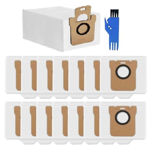 JOYBUY 15Pcs Dust Bags for L10S Ultra/L10 Ultra,for X10+ Robot Vacuum Cleaner,2.5L Large Capacity Replacement Bag