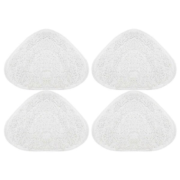 JOYBUY 4PCS Steam Mop Pads for Vacuum Cleaner Washable Reusable Triangle Mop Pad Cloth Cleaning Floor Tool